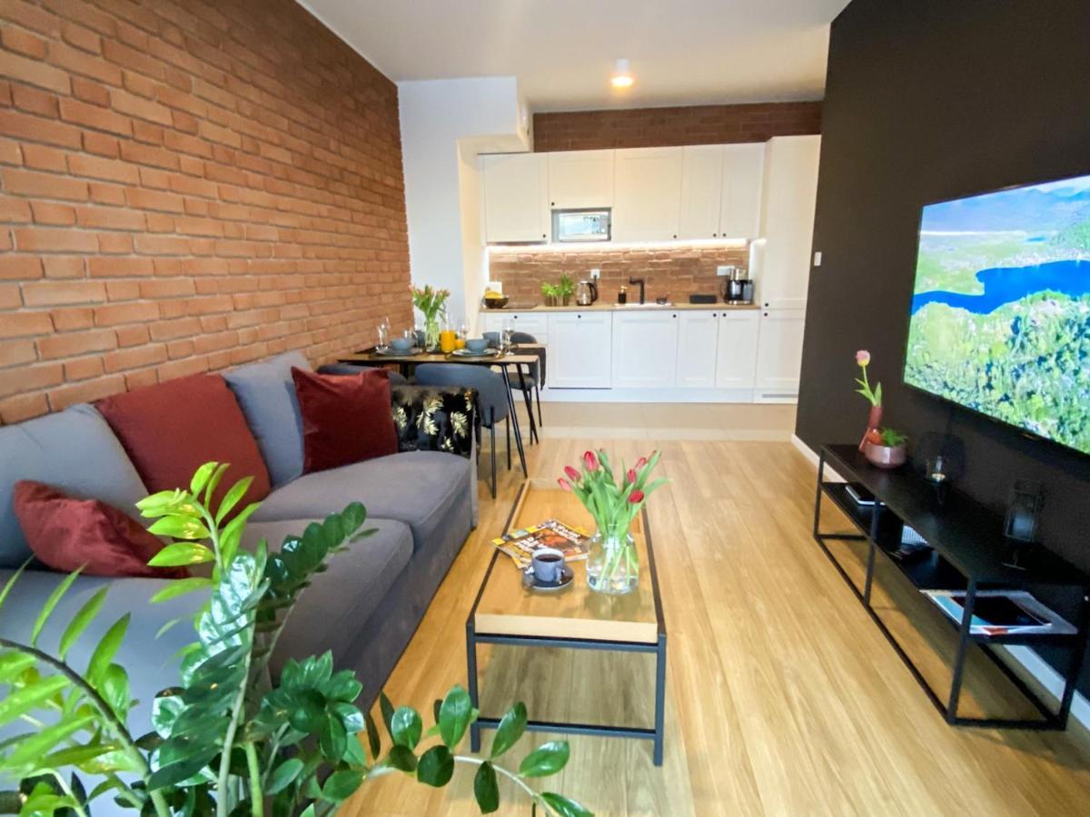 Apartament Riviera Modern Tower Apartment Gdynia Bagian luar foto